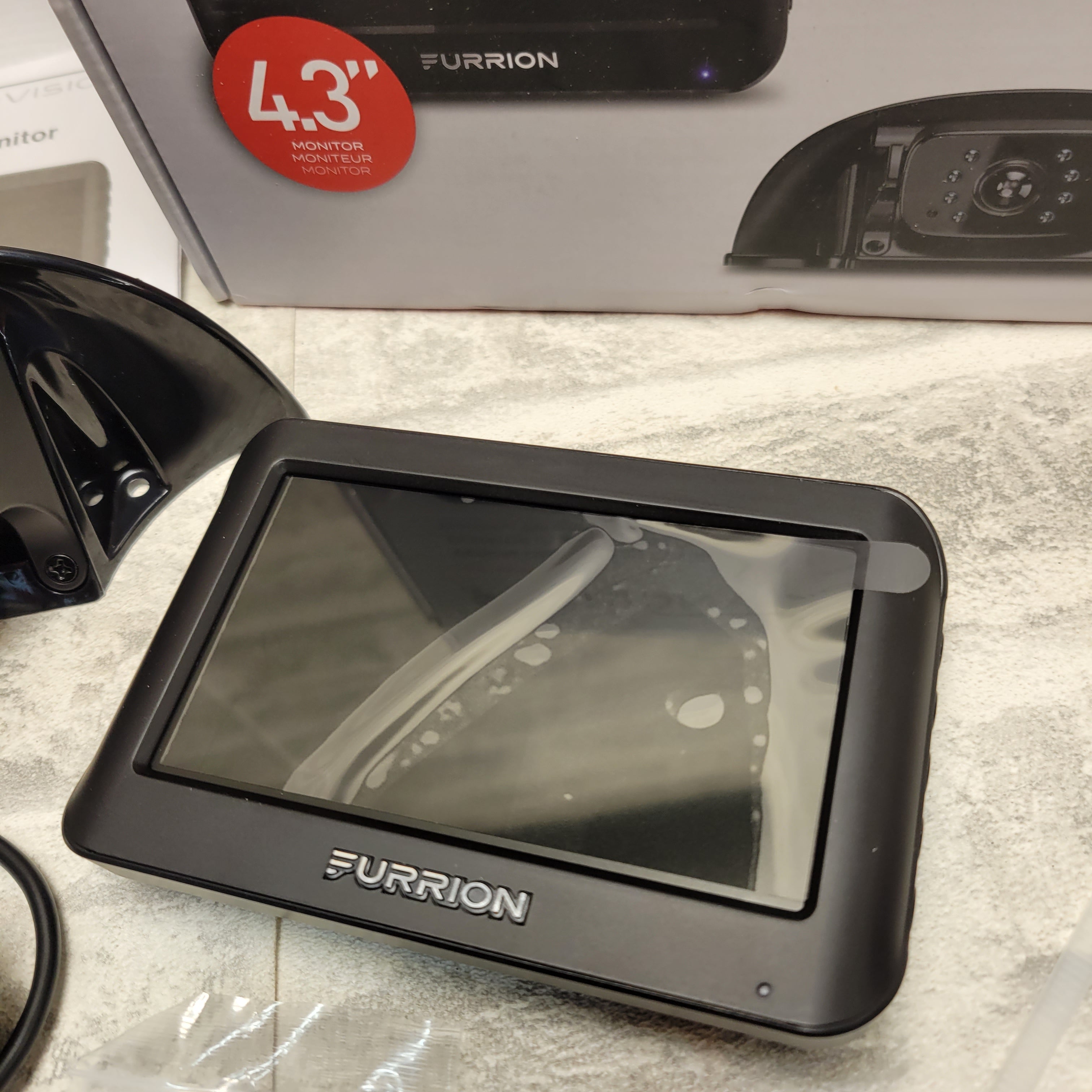 Furrion Vision S 4.3" Wireless RV Backup System & 1 Rear Sharkfin Camera *PARTS* (7902637621486)
